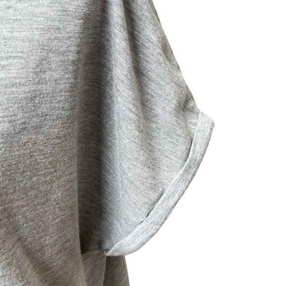 Women’s Large Gray Soft Pajama Shirt Cities listed on front Sleepwear - Picture 4 of 7